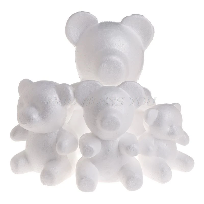 

Modeling Bear White Polystyrene Foam Balls Styrofoam Crafts For DIY Christmas Gifts Wedding Party Supplies Decoration