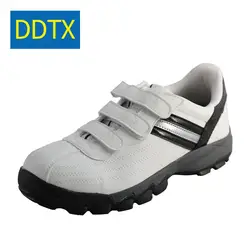 DDTX унисекс стальной носок Кепка рабочая обувь волшебная лента белая уличная обувь удобная рабочая обувь безопасные кроссовки