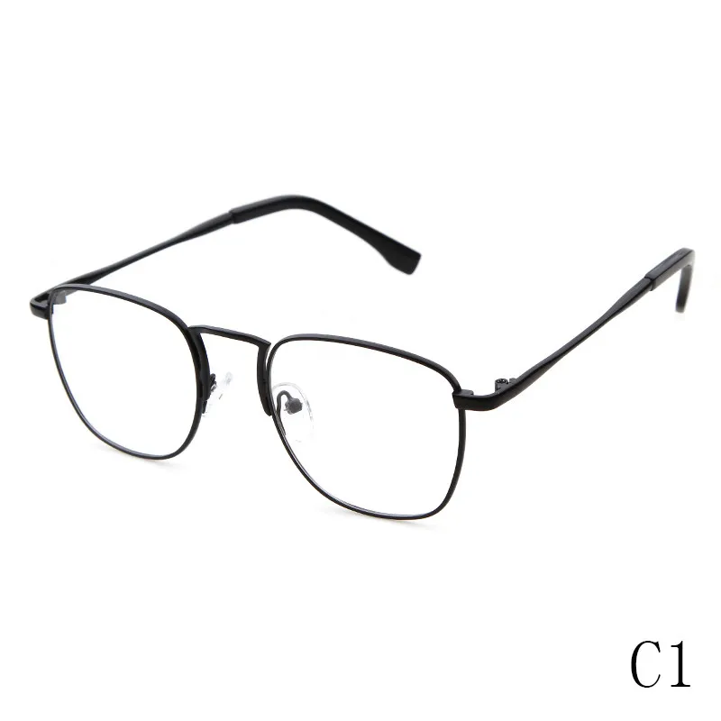 Longkeader, модные очки в золотой металлической оправе для женщин, женские винтажные очки, прозрачные линзы, оптические оправы Gafas de grau 3447 - Цвет оправы: 1