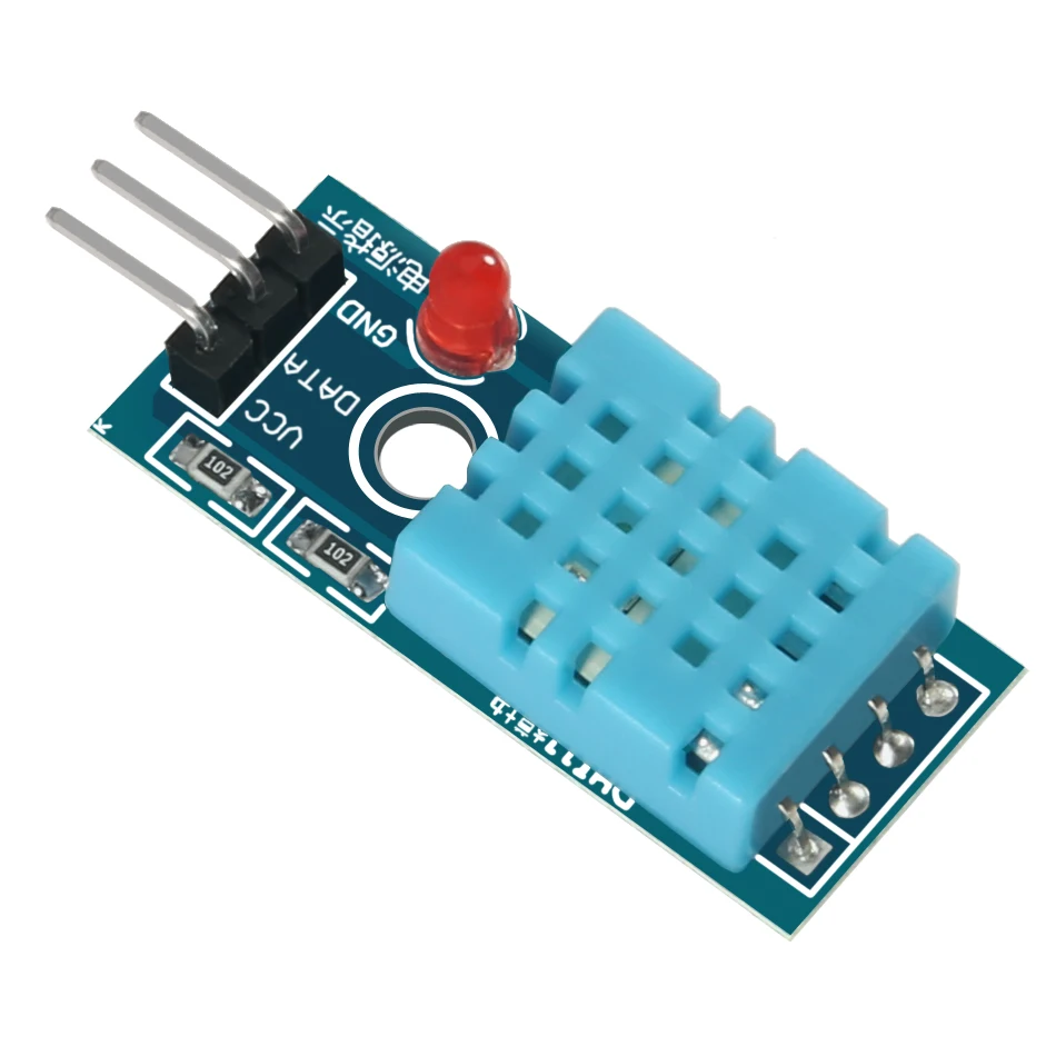 4Pieces Digital DH11 Temp Humidity Sensor Module w// Cable for Raspberry Pi