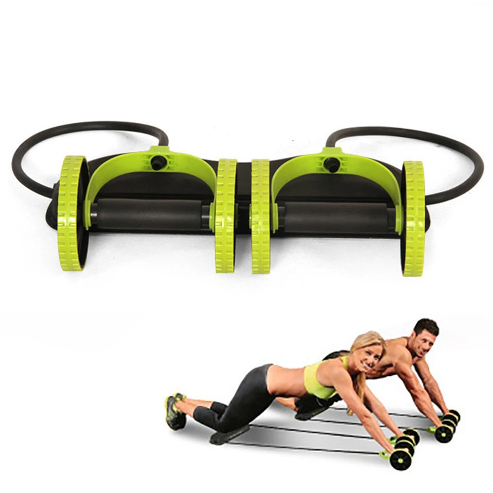 

NEW Roller Wheel Trainer Abdominal Waist Slimming Trainer Exerciser Roller Core Double AB Wheel