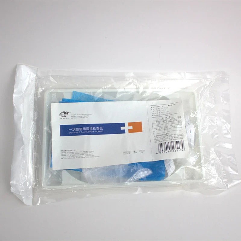 

Free shipping 5bag 1set/bag Disposable Gastroscopy examination kit