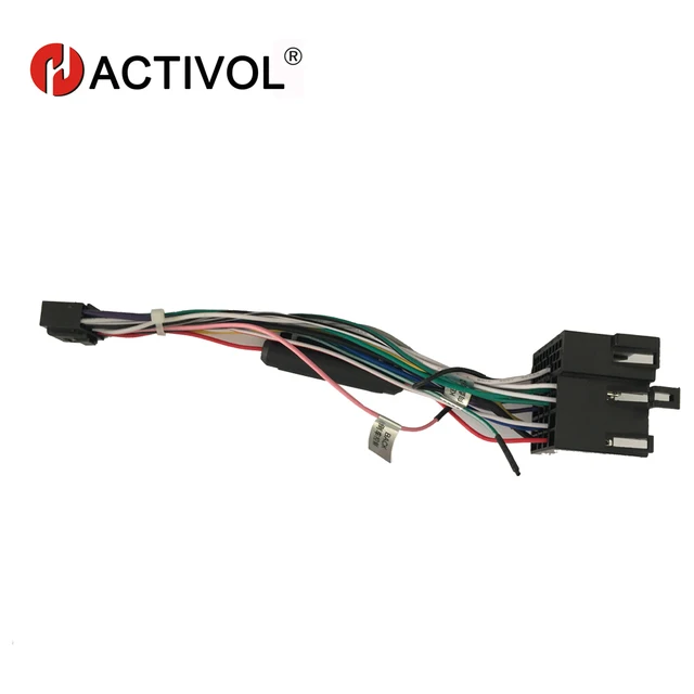 $US $10.55  2 din Car Radio ISO Plug Power Adapter Wiring Harness for KIA Forte sportage Hyundai Tucson ISO pow