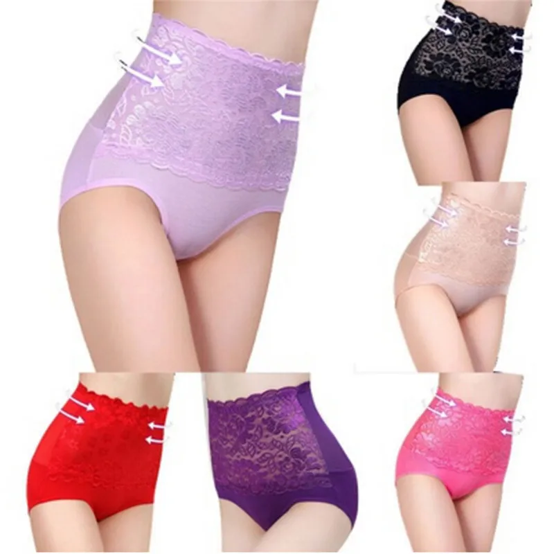2017 Sexy Lace Underwear High Waist Women Briefs Lady's Panties Model Breathable Lace Panties