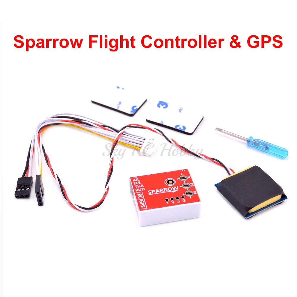 

Sparrow Flight Controller Stabilizer 6 Axis Gyro & GPS For RC Airplane Fixed-Wing Model RC Helicopter Outdoor Toys For Boy Toys