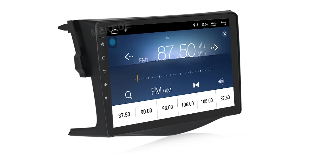 Cheap mekede Android 8.1 car dvd player for Toyota RAV4 Rav 4 2007 2008 2009 2010 2011 2 din 1024*600 gps navigation wifi 4 core 16