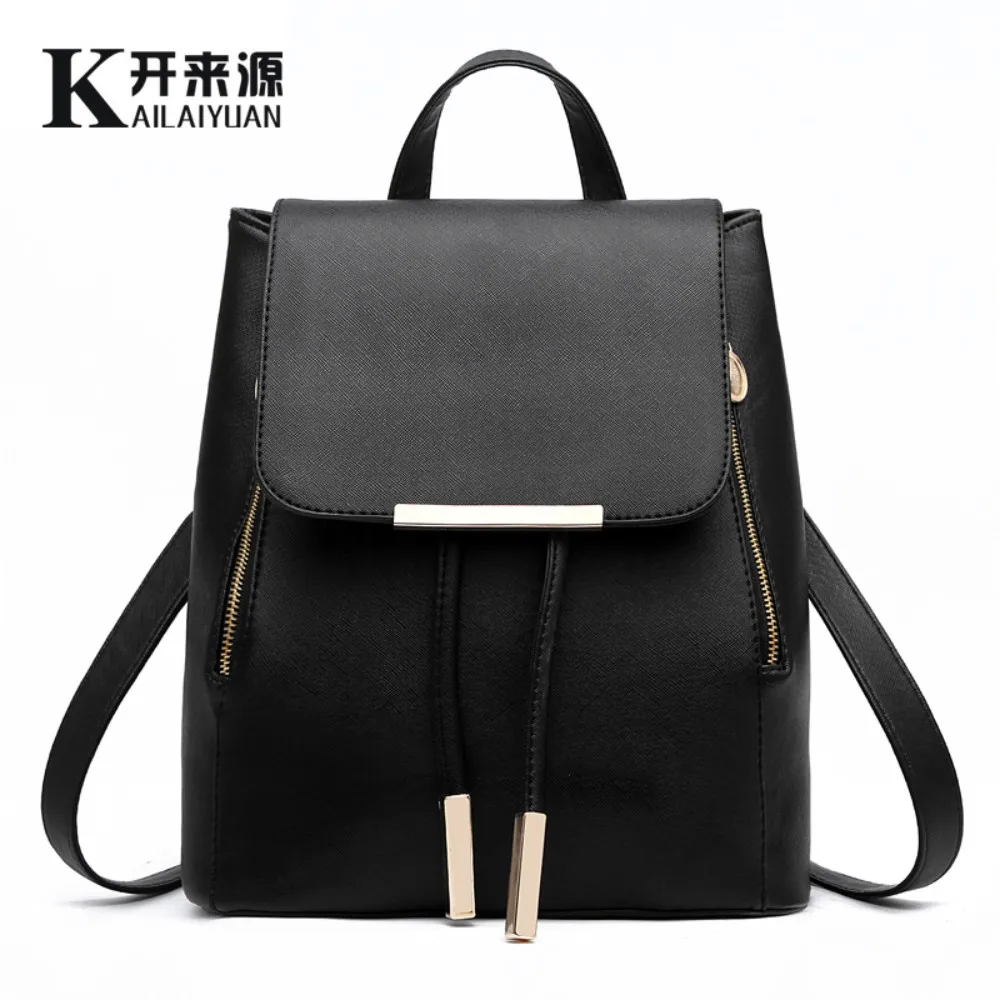 KLY 100% Genuine leather Women backpack 2018 New wave of female Korean student fashion casual backpack shoulder bag KLY 100% Genuine leather Women backpack 2018 New wave of female Korean student fashion casual backpack shoulder bag