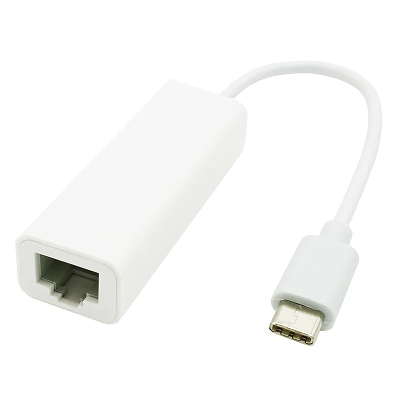 USB C USB 3.1 Type C to RJ45 10100Mbps Ethernet LAN Network Adapter Converter for Apple Macbook Air PC Laptop ChromeBook Pixel (2)