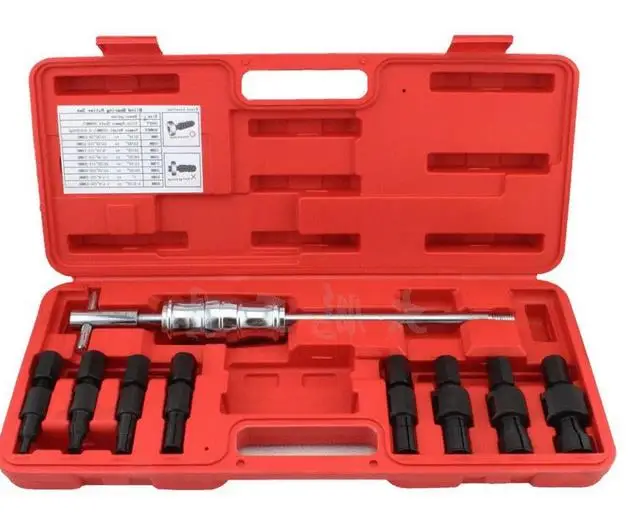 

9PCS Blind Hole Pilot Slide Hammer Internal External Bearing Removal Puller