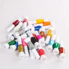 38 шт. Лаки сплошной 2 way декор для ногтей Искусство Полировка живопись ручки-щетки