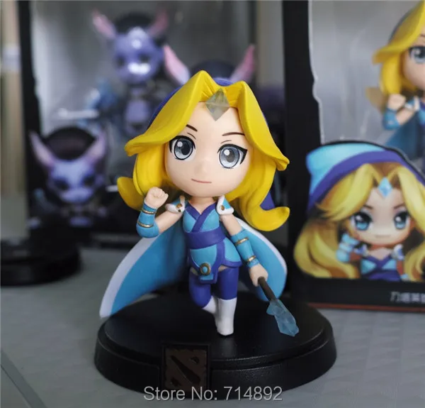  DOTA 2 Crystal Maiden toy Dota2 heroes CM PVC Q version figure 4
