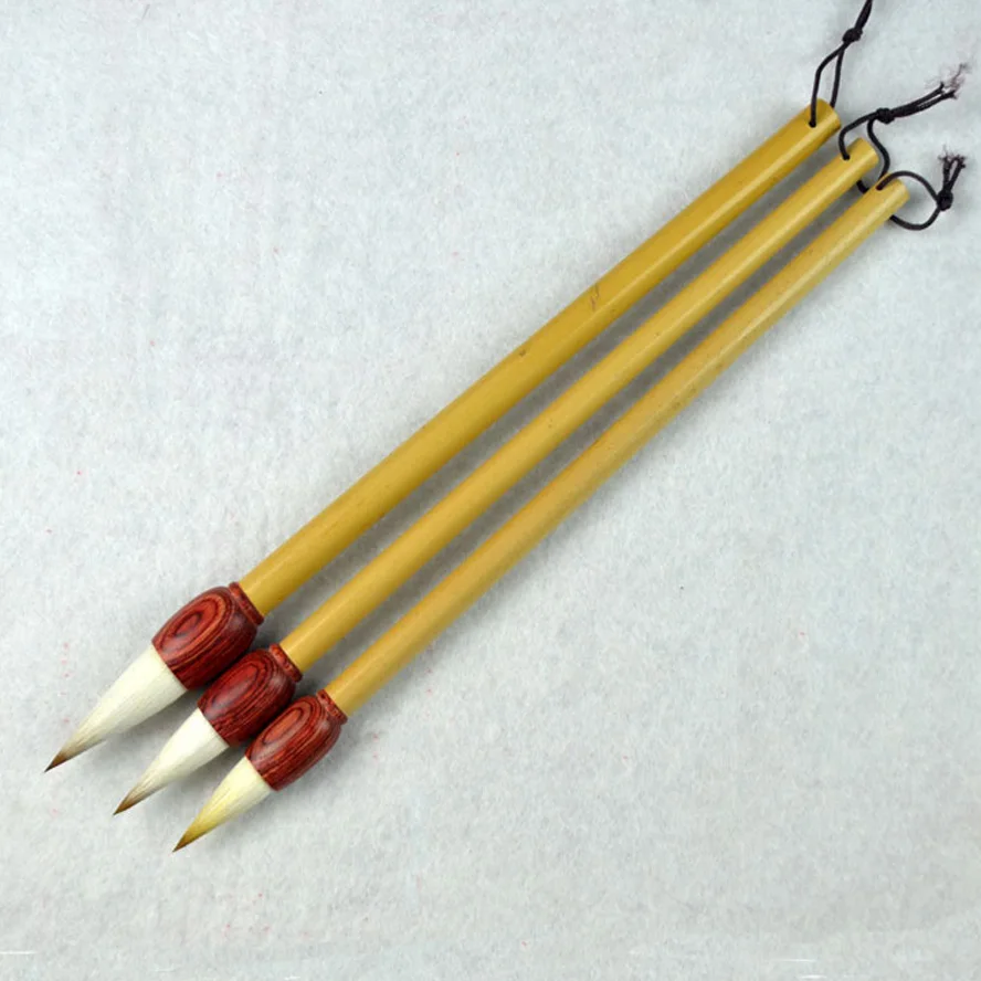3 pcs TOP Chinese Calligraphy Brushes Mixed hair brushes pen for painting calligraphy Artist