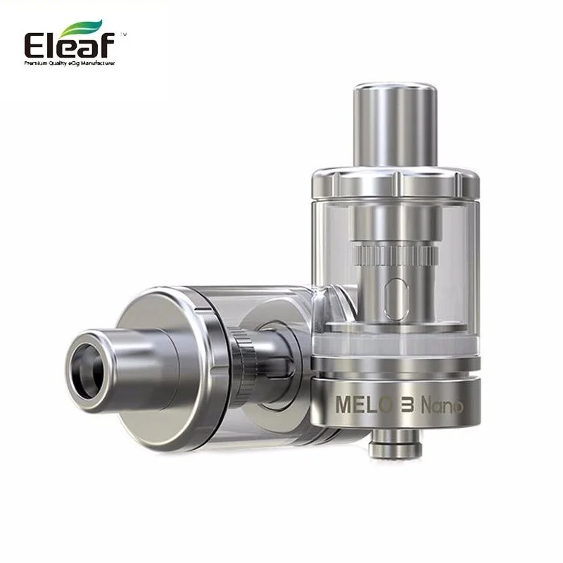 Eleaf Melo 3 Nano Atomizer 2ml Tank Vape Vaporizer with ECML 0.75ohm Head EC 0.3ohm Coil Top Filling for Eleaf Stick Power Nano