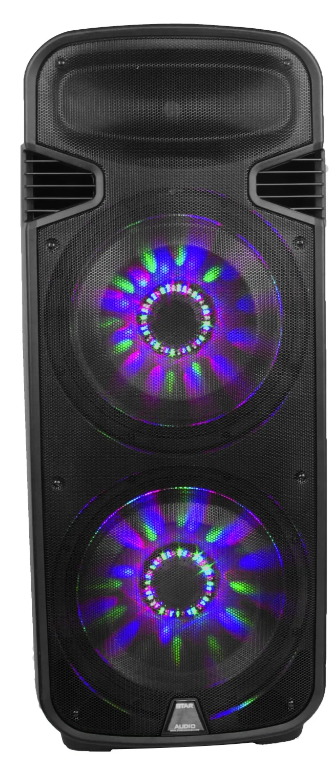 Staraudio двойной 15 &quotпа DJ этап 4500 Вт питание активных Bluetooth Динамик w/6ch смеситель