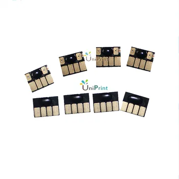 

UP 8pcs compatible for HP 70 Permanent Chip for Designjet 2100 Z2100 C9448A C9449 C9451A C9452A C9453A C9454A C9390A C9455A