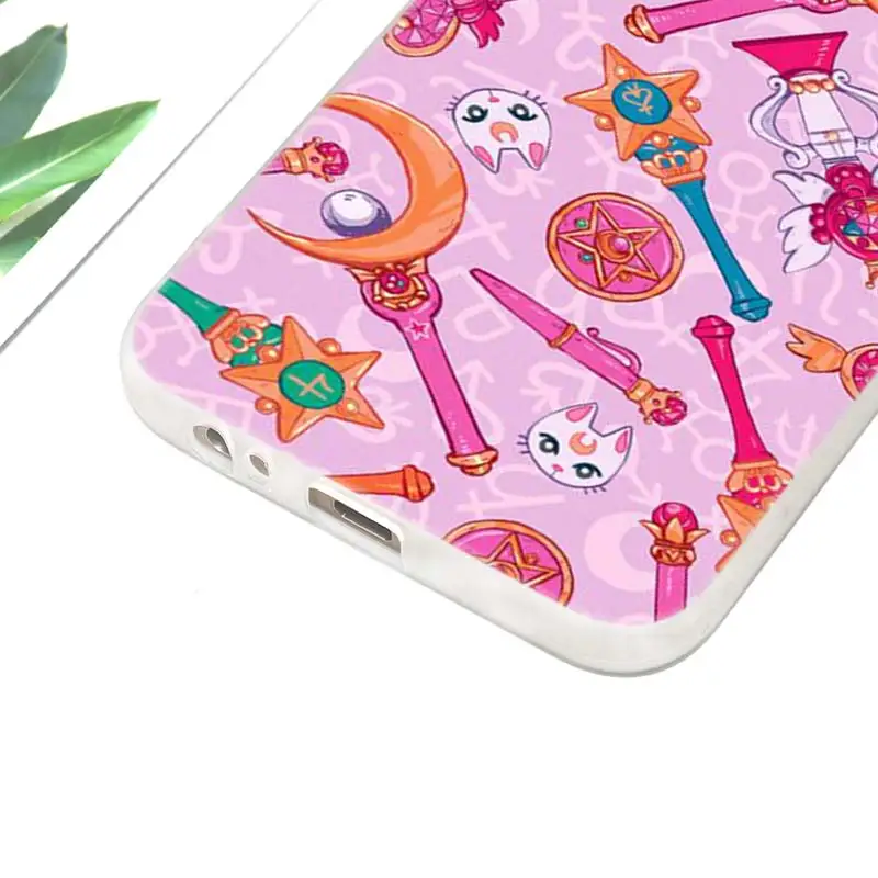 Силиконовый чехол Comic Sailor Moon Girl с принтом для Samsung Galaxy j8 j7 j6 j5 j4 j3 Plus Prime 2018 2017 2016