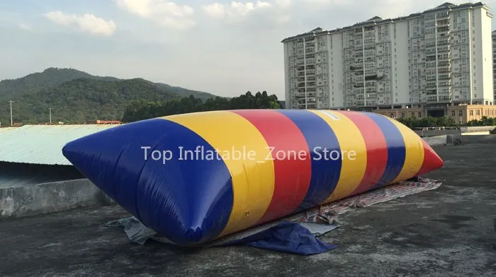 

Free Shipping Popular 6*2M 0.9MM Inflatable Water Catapult Blob Inflatable Blob Jumping Water Blob Jump For Sale Water Pillow