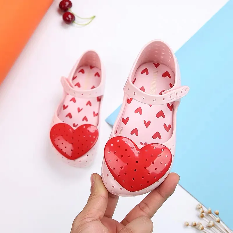 Мини Мелисса оригинальные бренды для девочек сандалии Девушка желе детские Сандалии, босоножки; пляжная обувь на нескользящей подошве для маленьких