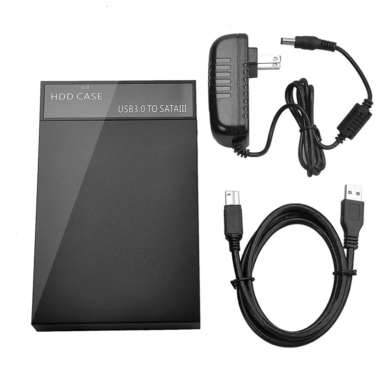 

2.5" 3.5" Inch USB 3.0 Dual Compatible External SATA Hard Drive Enclosure SSD HDD Disk Portable Case For Win, XP, Vista