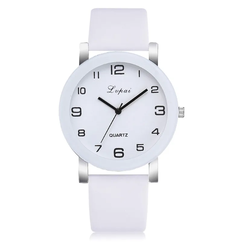 High quality women's watches 2018 fashion pu Leather Band Watch Quartz Analog Wrist Watch hours clock Relogio Masculino S20 (1)