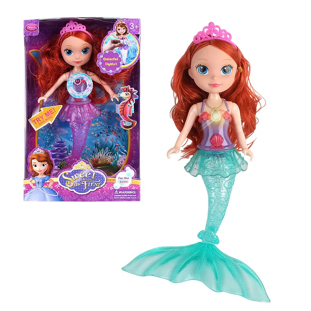 My first Princess Mermaid Doll with Lights Music 30cm Mermaid figure