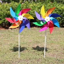 1 Uds nuevo jardín patio fiesta Camping molino viento Spinner ornamento decoración infantil de Juguetes