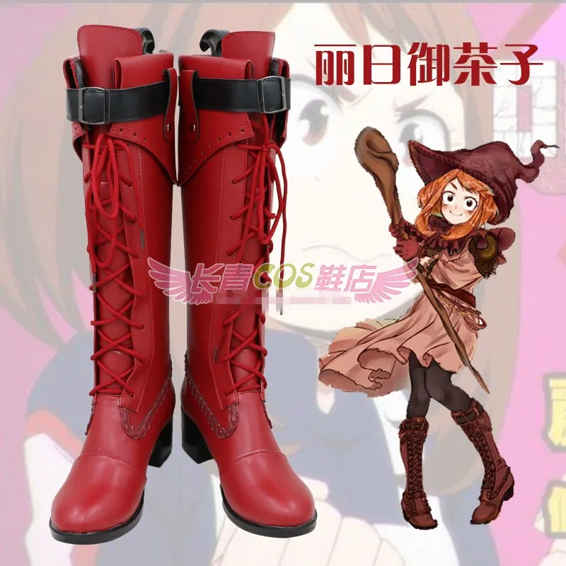 Бесплатная доставка японского аниме мой герой Академии Ochaco Uraraka Косплэй обувь