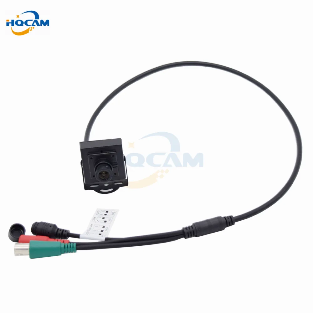 Мини камера HQCAM 2 МП 1080P 4 в 1 AHD/CVI/TVI/CVBS внутренняя видеонаблюдения OSD DIP