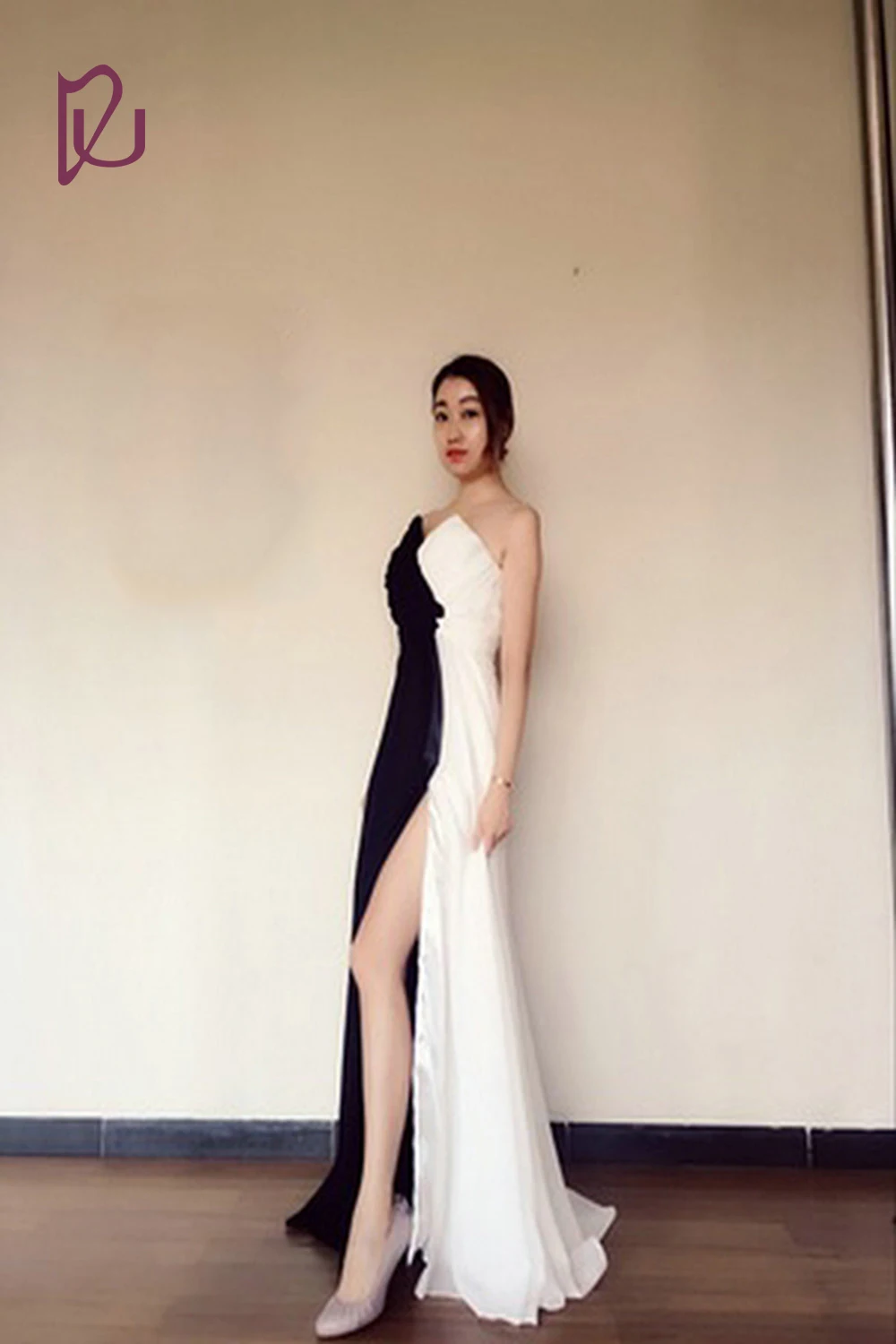 split leg evening gown