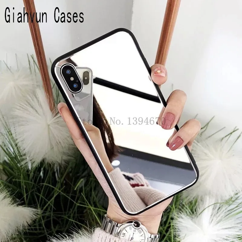 

Luxury Mirror Electroplating Soft black bumper Tpu cover For iPhone XS MAX XR 6 6S SE 7 8 S X 7plus 6plus plus Protective Cases