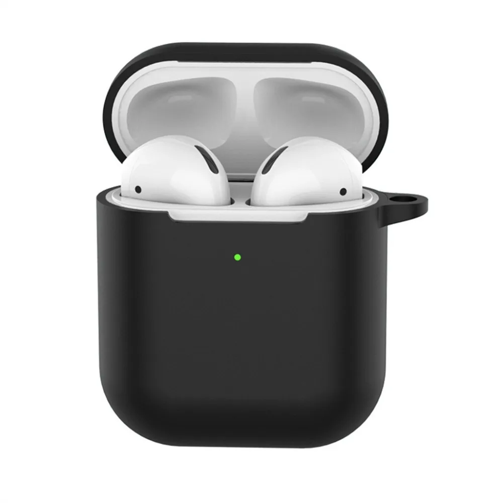Новинка для Apple AirPods 2 Чехол зарядки силиконовый защитный чехол с защитой от