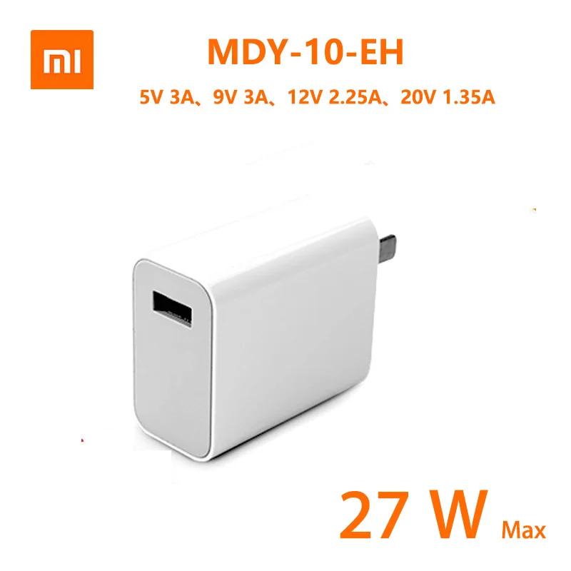 

Original xiaomi 27W charger for xiaomi mi 9 9t redmi K20 pro QC 3.0 wall charger fast Charge 20w wireless chargers 3A 20V 12V