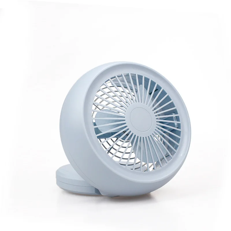 Мини-улитка Стиль USB DC5V Настольный вентилятор Супер низкой Шум Лето Air Cooling Настольный вентилятор мини-вентилятор - Цвет: Blue