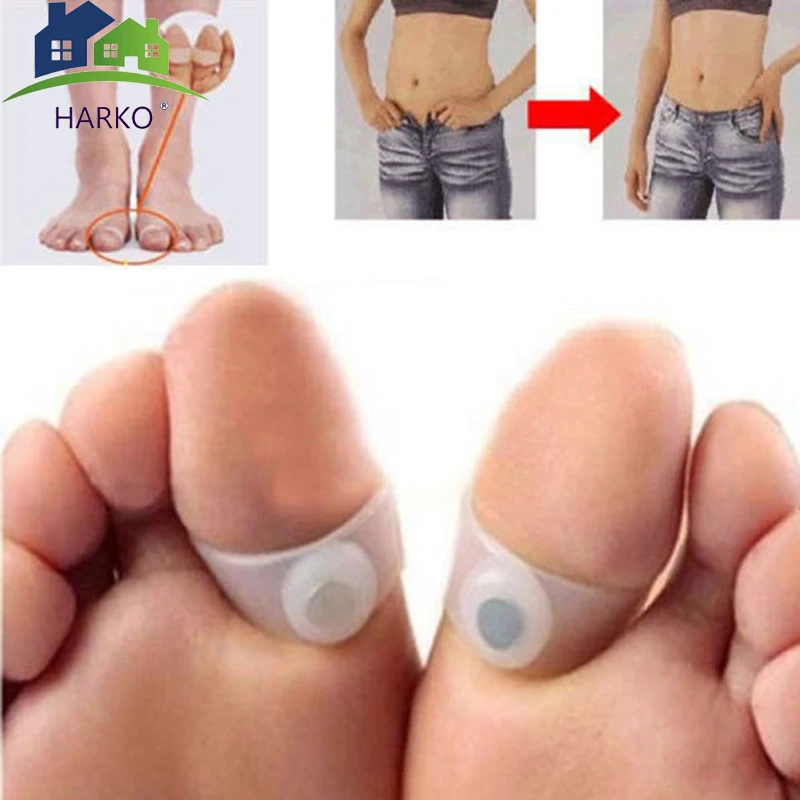 2pcs/pair Toe Rings Therapy Slimming Products Fast Lose Weight