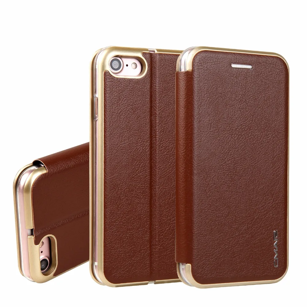 

For Fundas iPhone 7 Plus 5.5 Case High Quality PU Leather Folio Book Stand Case Cover for iPhone 7 6S 6 6S Plus 6 Plus TPU Skin