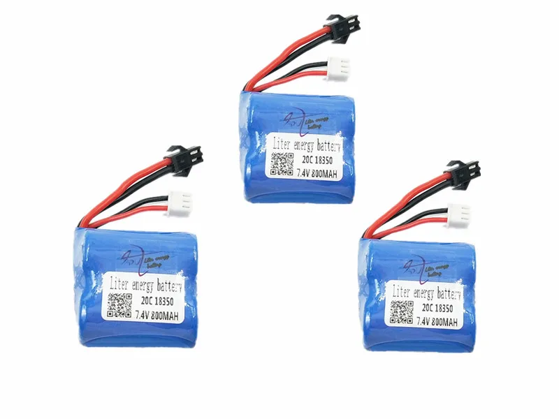 7,4 v 800 mAh Li-Ion Батарея для H100 H102 Высокая скорость Жестокие Li-Ion 18350 800 MAH 7,4 v Батарея
