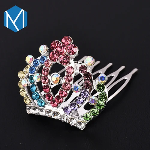 Buy Q MISM Girls wedding Party Crown Design Hair Clips