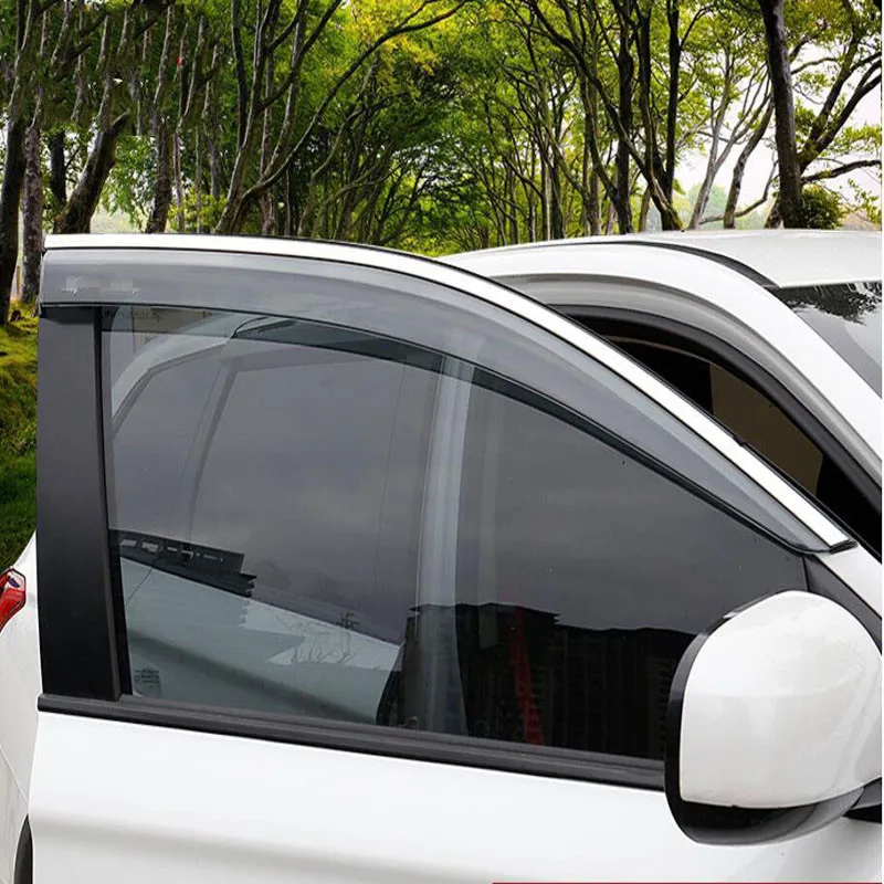 Brand New For Mitsubishi Outlander 2018 Stainless Steel Car Window Rain