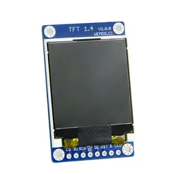 ESP8266 TFT 1,4 щит V1.0.0 Экран дисплея модуль для D1 мини 1,44 "128X128 дюймов SPI ЖК-дисплей ST7735S