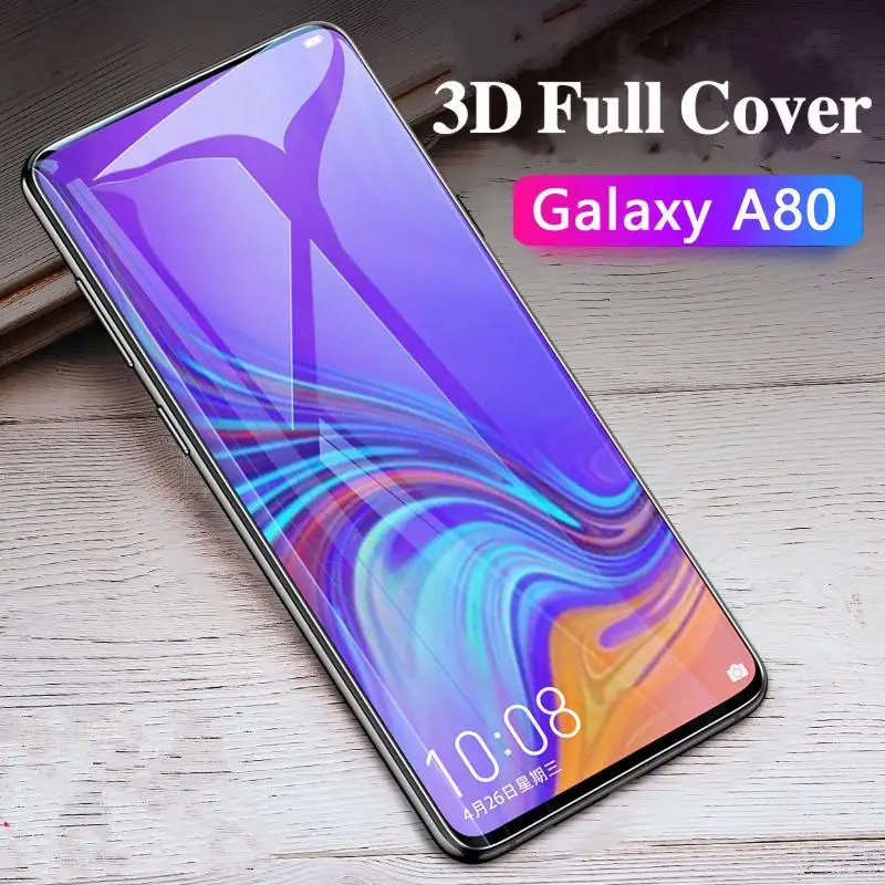 Защитная пленка для экрана из закаленного стекла для Galaxy A90, пленка для samsung Galaxy A80 A70, 3D полноэкранный чехол для телефона, чехол