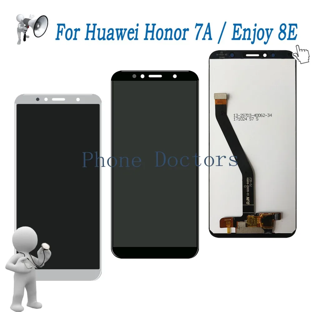 Для Huawei Enjoy 8E Полный ЖК-дисплей + сенсорный экран дигитайзер в сборе для Huawei Honor 7A AUM-AL00 AUM-AL20 AUM-TL00