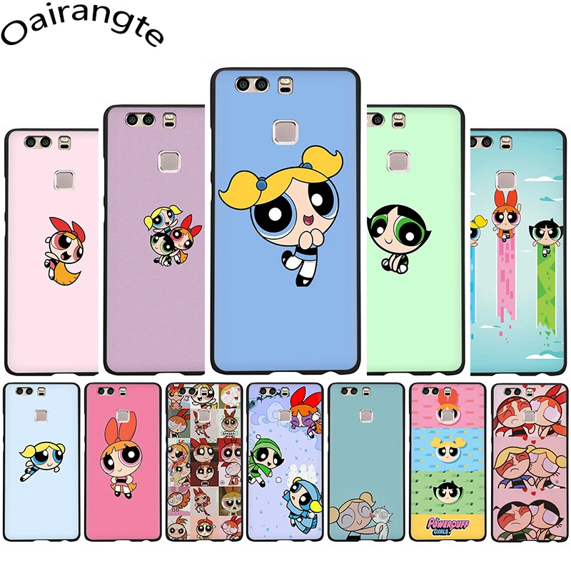 

The Powerpuff Girls Soft Silicone Phone case for Huawei P8 P9 P10 P20 P30 Pro Lite Mini P Smart Z Plus