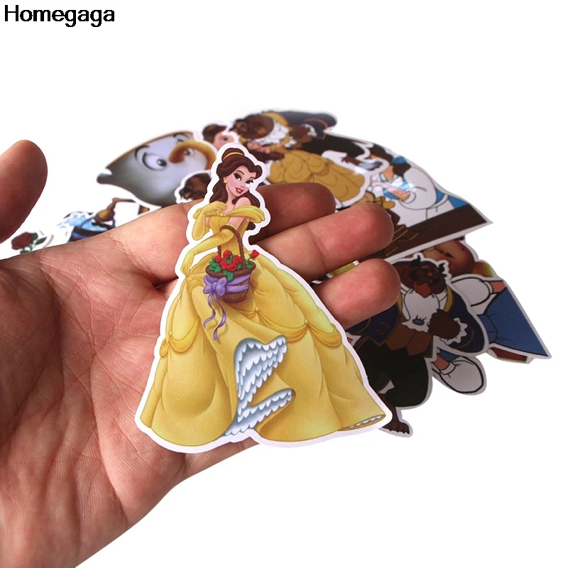 20 компл./лот Homegaga 18 шт./компл. Красавица и Чудовище пастеры diy косплей блокнот с рисунком велосипед Скрапбукинг наклейки D2016