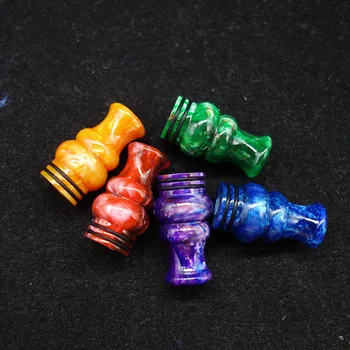 

10pcs/lot 810 Resin Drip Tip Gourd Design Colorful Vape Mouthpiece For Ecig RDA RTA Atomizer