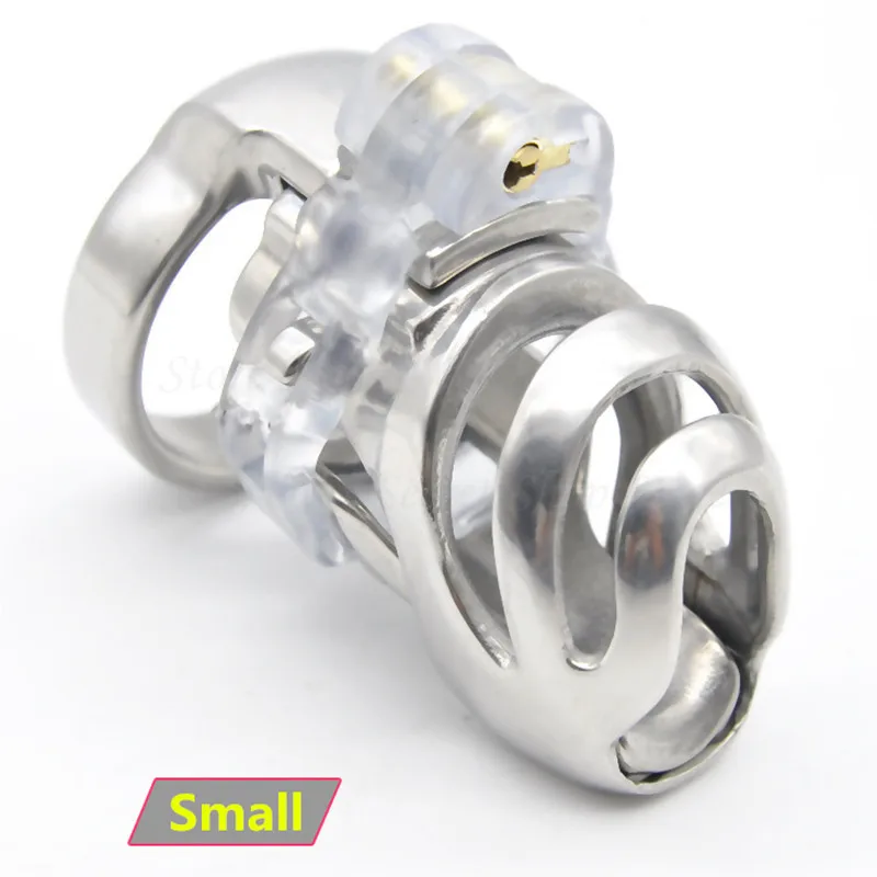 New 316L Stainless Steel Stealth Lock Small Male Chastity Devices,Cock Cage,Penis Ring,Penis Lock,Fetish Chastity Belt For Men