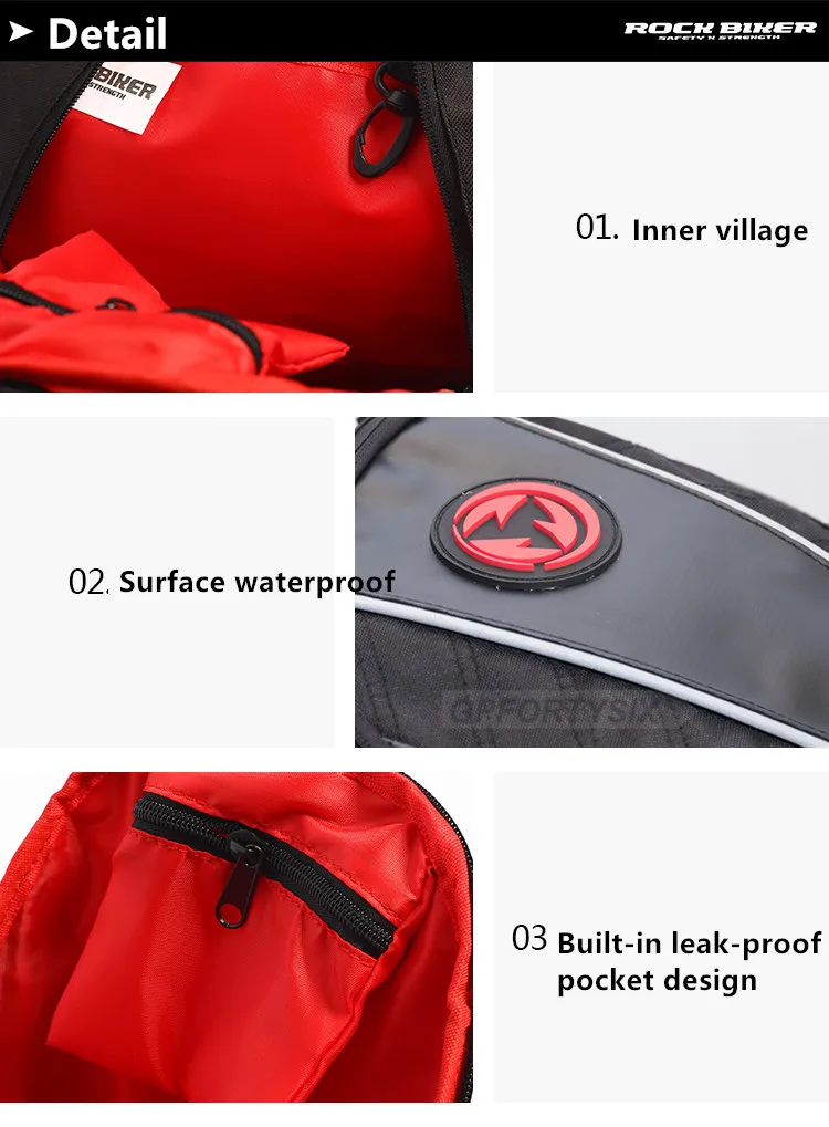 Новая водостойкая мотоциклетная Дорожная сумка из ткани Оксфорд мото туристический рюкзак масляный бак сумка