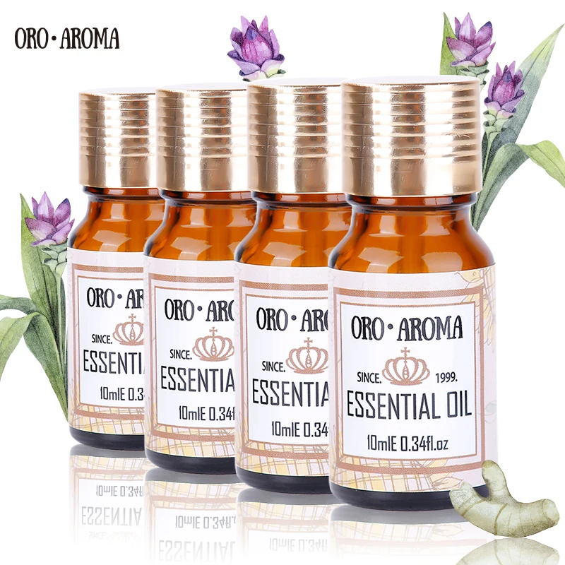 Известный бренд oroaroma чайное дерево Роза перечная мята лимон набор эфирных масел