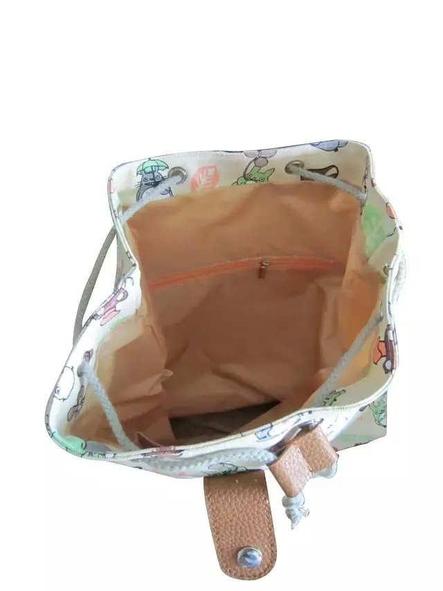 352# семь цветов Шиншилла мультфильм Мой сосед Тоторо рюкзак/сумка с принтом для покупок и отдыха рюкзак/сумка