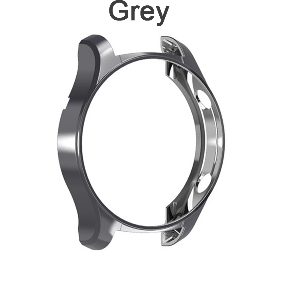 grey Модный защитный чехол, силиконовый чехол, ударопрочный, с защитой от царапин, гальванические мягкие часы, чехол для huawei Watch GT/2 Pro - Цвет: grey