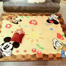 Мягкий Удобный домашний нескользящий мягкий ковер с изображением Микки Минни Гуфи